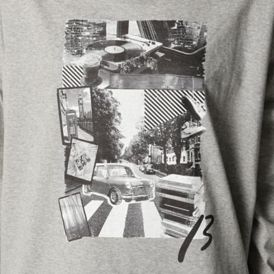 街並みプリント　フーディープルオーバー（７７７７ＴＷ２０）
