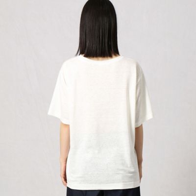 タイダイ柄プリントリネンＴシャツ（７７７７ＴＹ１７）
