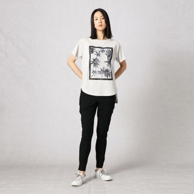 オーガンジー椰子の木Ｔシャツ（７７７７ＴＹ３８）
