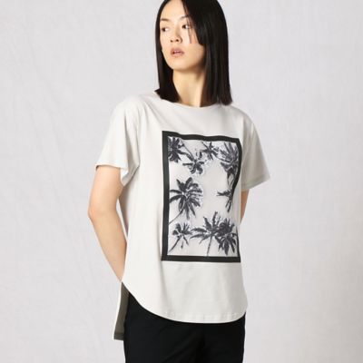 オーガンジー椰子の木Ｔシャツ（７７７７ＴＹ３８）