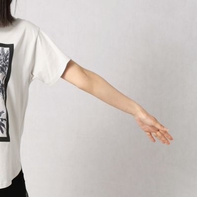 オーガンジー椰子の木Ｔシャツ（７７７７ＴＹ３８）