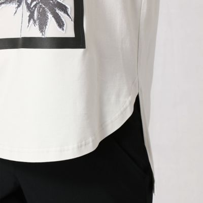 オーガンジー椰子の木Ｔシャツ（７７７７ＴＹ３８）