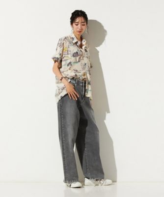 ストレッチグレーデニムパンツ（7778PO16） | β (Women