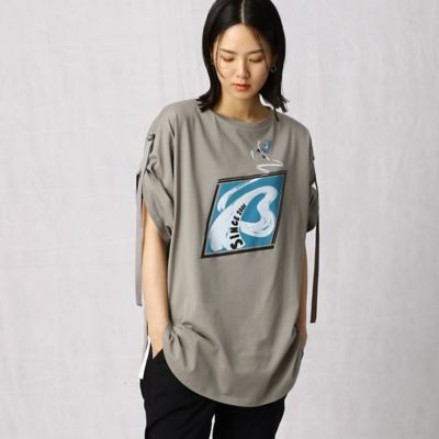 〔＋サイズ〕スケボープリント　Ｔシャツ（７７８０ＴＹ５４）