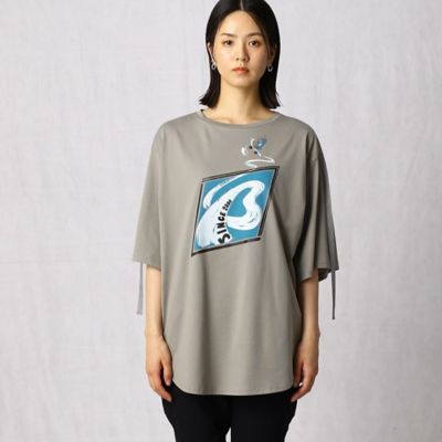 〔＋サイズ〕スケボープリント　Ｔシャツ（７７８０ＴＹ５４）