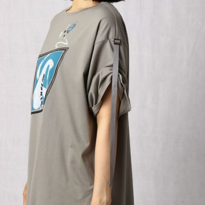〔＋サイズ〕スケボープリント　Ｔシャツ（７７８０ＴＹ５４）