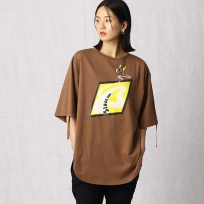 〔＋サイズ〕スケボープリント　Ｔシャツ（７７８０ＴＹ５４）