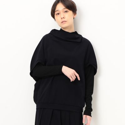 〔　＋サイズ　〕　ハイテンションポンチ　コクーンプルオーバー（７８０１ＥＣ０３）