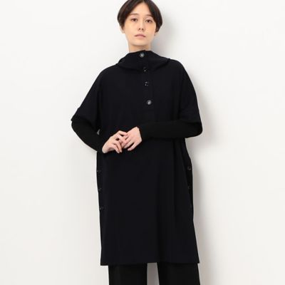 ＜Gabardine K.T+ (Women/大きいサイズ)＞〔　＋サイズ　〕　ハイテンションポンチ　ちびフードチュニック（７８０１ＯＣ０１）