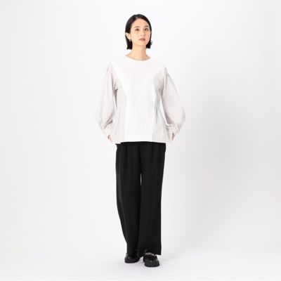 〔　＋サイズ　〕　【セットアップ対応】ダブルクロス　タックパンツ（７８０１ＰＧ０１）