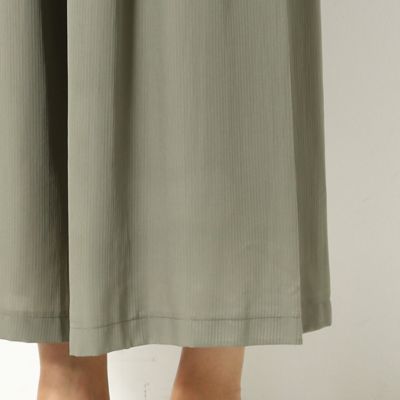 〔＋サイズ〕ドレープストライプ　ゴムパンツ（７８０１ＰＺ０１）