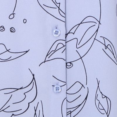 〔　＋サイズ　〕　【セットアップ対応】花柄ジョーゼット　ブラウス（７８０２ＢＣ０１）