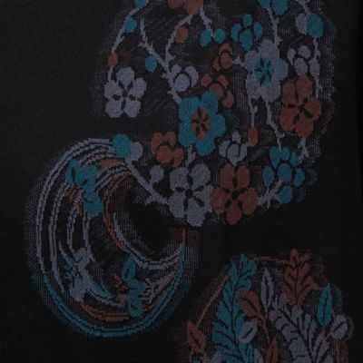 〔＋サイズ〕【洗える】丸文様ジャージー　プルオーバー（７８０２ＥＺ０３）