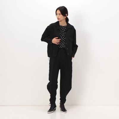 〔　＋サイズ　〕　紙コットンギャバジン　シャツジャケット（７８０２ＪＥ０１）