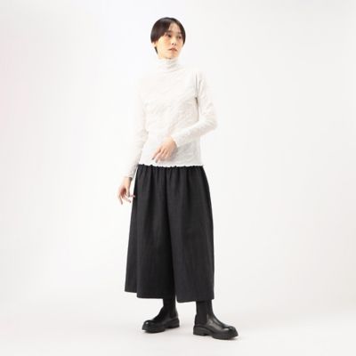 〔　＋サイズ　〕　【セットアップ対応】ウール変形平織りゴム　パンツ（７８０２ＰＦ０１）
