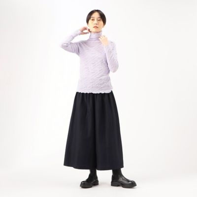 〔　＋サイズ　〕　【セットアップ対応】ウール変形平織りゴム　パンツ（７８０２ＰＦ０１）