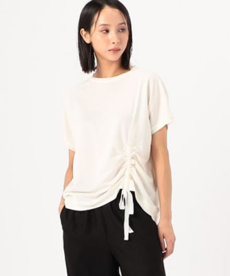 Gabardine K.T+ (Women/大きいサイズ)/ギャバジンケーティープラス 〔 +サイズ 〕 和紙ジャージー ブラウス仕立てのカットソー(7804EH02)