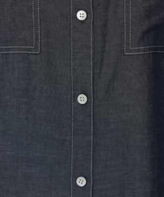 〔　＋サイズ　〕　オトナシャンブレー　たっぷりシャツ（７８０４ＨＫ０１）
