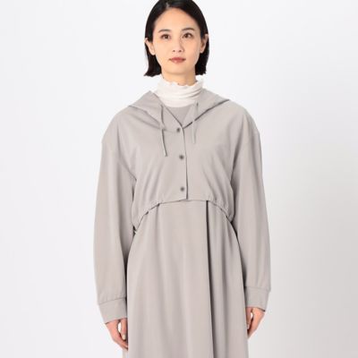 〔　＋サイズ　〕　ハイテンションポンチ　パーカドレス（７８０４ＯＧ０２）