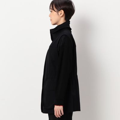 〔＋サイズ〕【洗える】ツイルジャージー　ふわっと襟のベスト（７８０４ＶＡ０４）