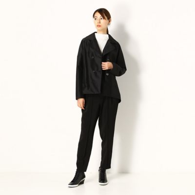 〔＋サイズ〕【洗える】ストレッチタフタ　ピージャケット（７８０５ＪＹ０２）