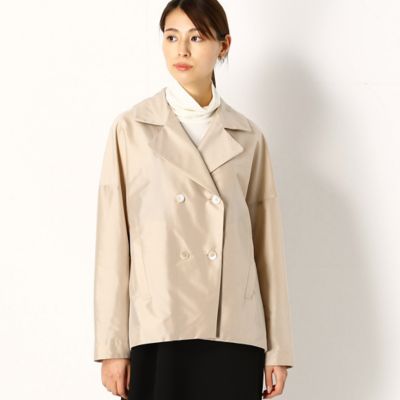 〔＋サイズ〕【洗える】ストレッチタフタ　ピージャケット（７８０５ＪＹ０２）