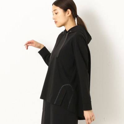 ＜Gabardine K.T+ (Women/大きいサイズ)＞〔＋サイズ〕【セットアップ対応】キラキラステッチ　フーディ（７８０７ＥＹ０５）