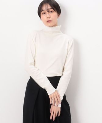 ＜三越伊勢丹/公式＞【送料無料】Gabardine K.T+ (Women/大きいサイズ)/ギャバジンケーティープラス 〔 ＋サイズ 〕 ニットコール カットソー シロ トップス【三越伊勢丹/公式】