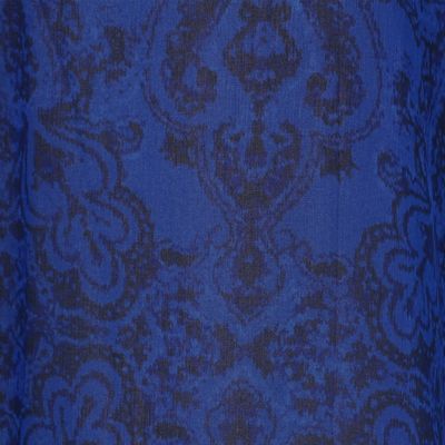 〔　＋サイズ　〕　楊柳ジョーゼット更紗プリント　ブラウスドレス（７８０９ＨＣ０３）
