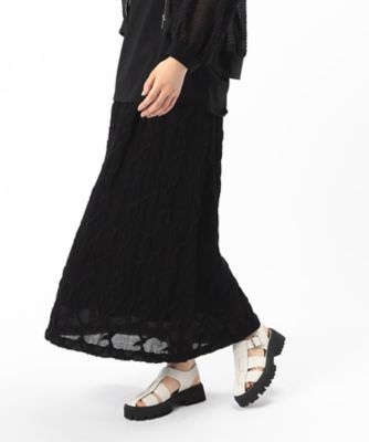 Gabardine K.T+ (Women/大きいサイズ)/ギャバジンケーティープラス 〔　＋サイズ　〕　ダイヤ柄ジャカード　セミフレアスカート（７８１１ＦＧ０７）