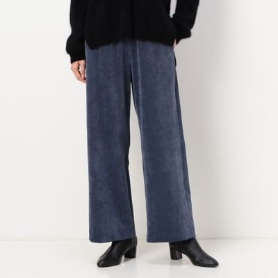 マルニ　コーデュロイワイドパンツ　ネイビー　48 マルニ コーデュロイワイドパンツ ネイビー 48