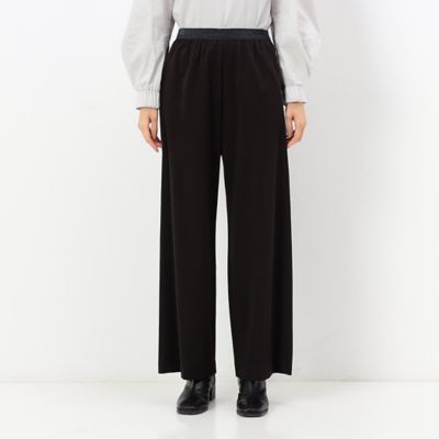 〔＋サイズ〕【洗える】ハイストレッチポンチ　ワイドパンツ（７８１５ＰＡ０８）