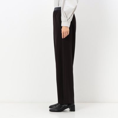 〔＋サイズ〕【洗える】ハイストレッチポンチ　ワイドパンツ（７８１５ＰＡ０８）