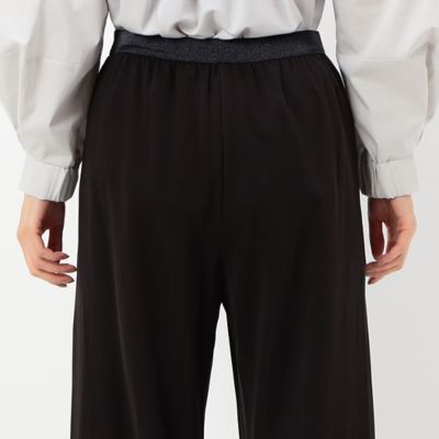 〔＋サイズ〕【洗える】ハイストレッチポンチ　ワイドパンツ（７８１５ＰＡ０８）