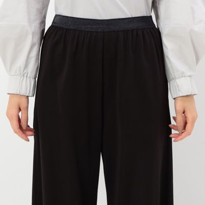 〔＋サイズ〕【洗える】ハイストレッチポンチ　ワイドパンツ（７８１５ＰＡ０８）