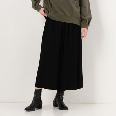 ＜Gabardine K.T+ (Women/大きいサイズ)＞〔　＋サイズ　〕　【セットアップ対応】キュプラレーヨン　ゴムパンツ（７８１５ＰＢ０５）