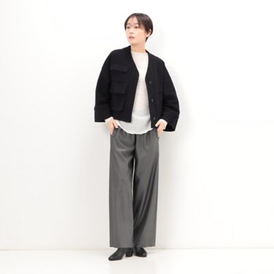 〔　＋サイズ　〕　ハイテンションポンチ　ワイドパンツ（７８１５ＰＥ０３）