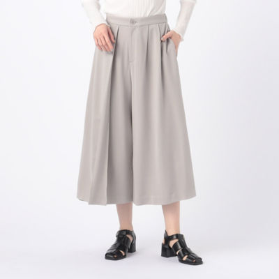 ＜Gabardine K.T+ (Women/大きいサイズ)＞〔　＋サイズ　〕　ハイテンションポンチ　キュロットスカート（７８１５ＰＧ０４）