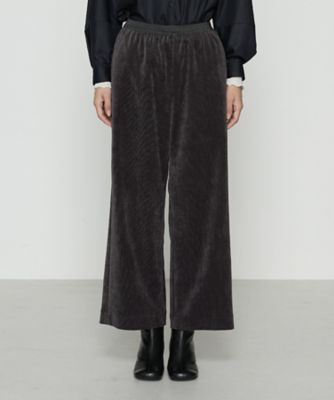 ＋サイズ 〕 コーデュロイ ワイドパンツ（7815PM05