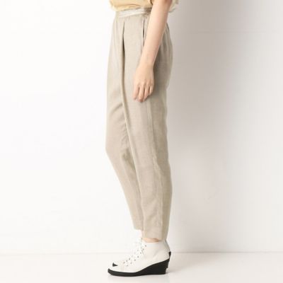 〔＋サイズ〕ナチュラル合繊　テーパードパンツ（７８１５ＰＷ０１）