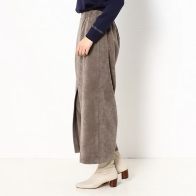 〔＋サイズ〕【ウォッシャブル】コーデュロイ　巻きスカート風パンツ（７８１５ＰＷ０３）