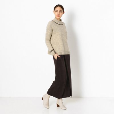 〔＋サイズ〕【ウォッシャブル】コーデュロイ　巻きスカート風パンツ（７８１５ＰＷ０３）