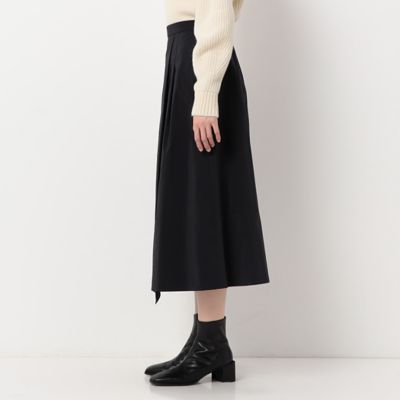〔＋サイズ〕【洗える】タフタ　巻き風スカート（７８１６ＦＡ０３）