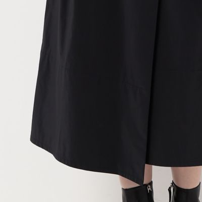 〔＋サイズ〕【洗える】タフタ　巻き風スカート（７８１６ＦＡ０３）