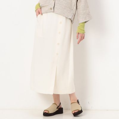Gabardine K.T+ (Women/大きいサイズ)/ギャバジンケーティープラス 〔 +サイズ 〕 【洗える】ダブルクロス ラップ風タイトスカート(7816FC04)