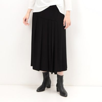 ＜Gabardine K.T+ (Women/大きいサイズ)＞〔　＋サイズ　〕　ハイテンションポンチ　タックプリーツスカート（７８１６ＦＥ０２）