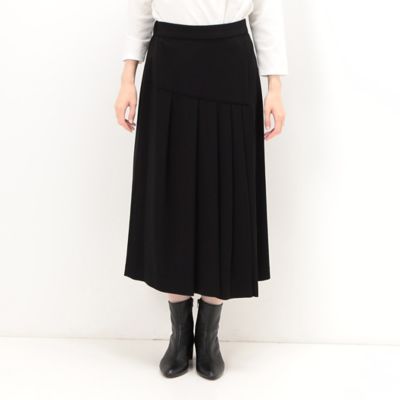 〔　＋サイズ　〕　ハイテンションポンチ　タックプリーツスカート（７８１６ＦＥ０２）