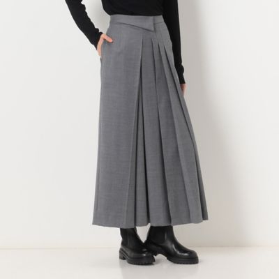 ウールギャザースカート タフタピンタックギャザースカート|allureville OFFICIAL SITE
