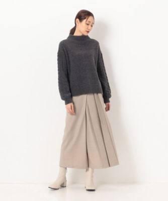 Sayosayo　　23AW ウール、コットン　スカート 23区（ニジュウサンク） スカート 「洗える」ウールライクカルゼ