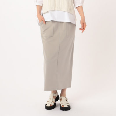 ＜Gabardine K.T+ (Women/大きいサイズ)＞〔　＋サイズ　〕　ハイテンションポンチ　タイトスカート（７８１６ＦＧ０２）